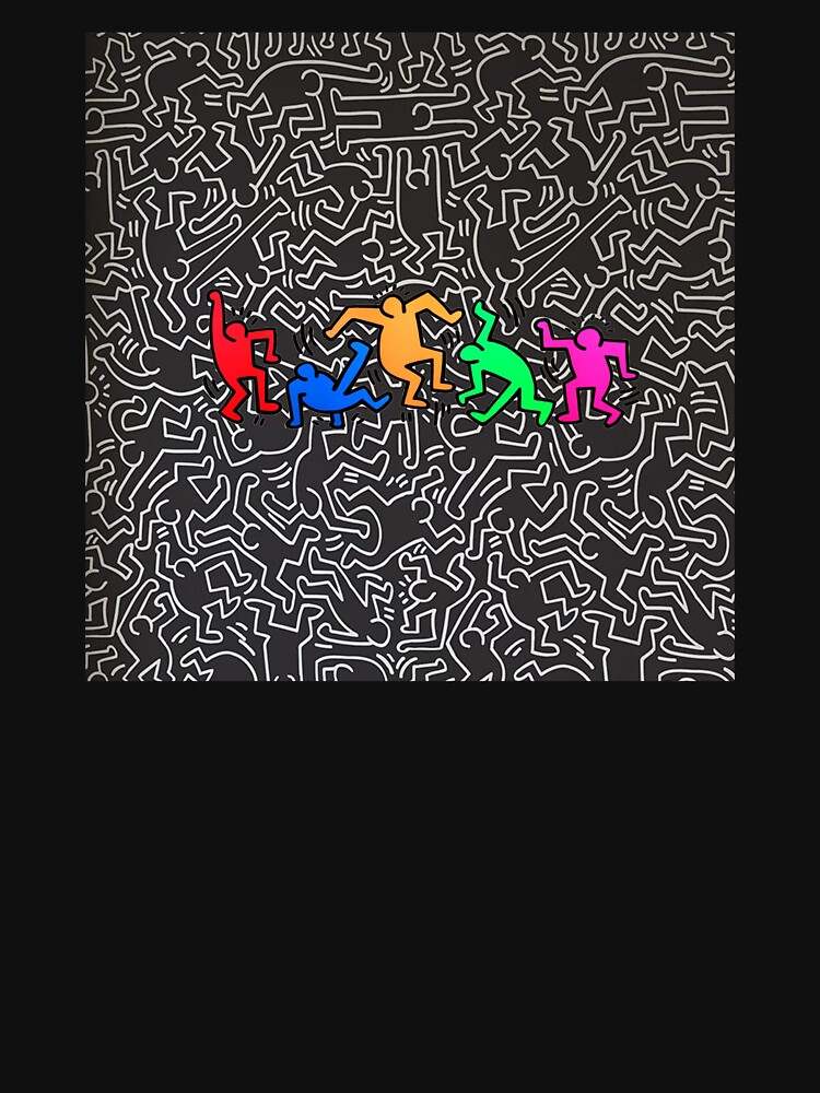 Keith Haring Hoodie, Lets Dance Pullover Hoodie#2