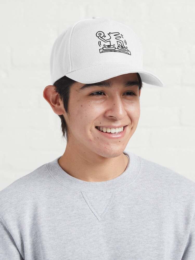Keith Haring Caps, The Dog DJ Cap#3