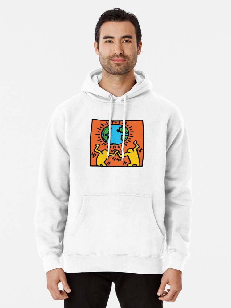 Keith Haring Hoodie, Keith Haring Save the Earth Earth Day Hoodie#1