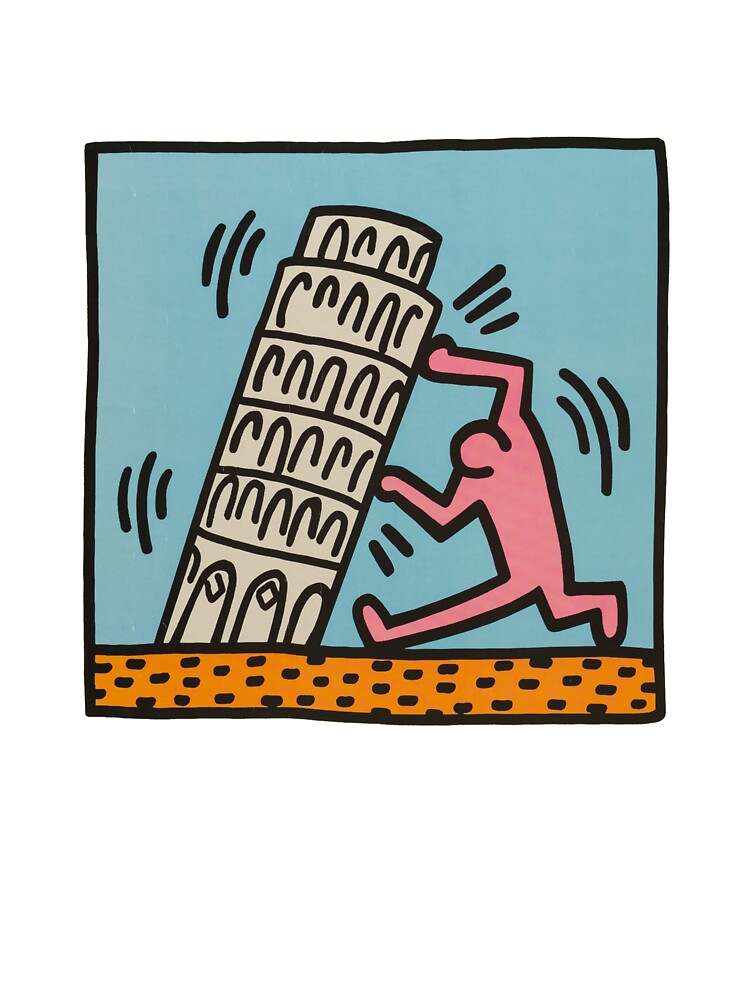Keith Hairng Pizza Tower Kids T-Shirt Unique Designed for Kids#2