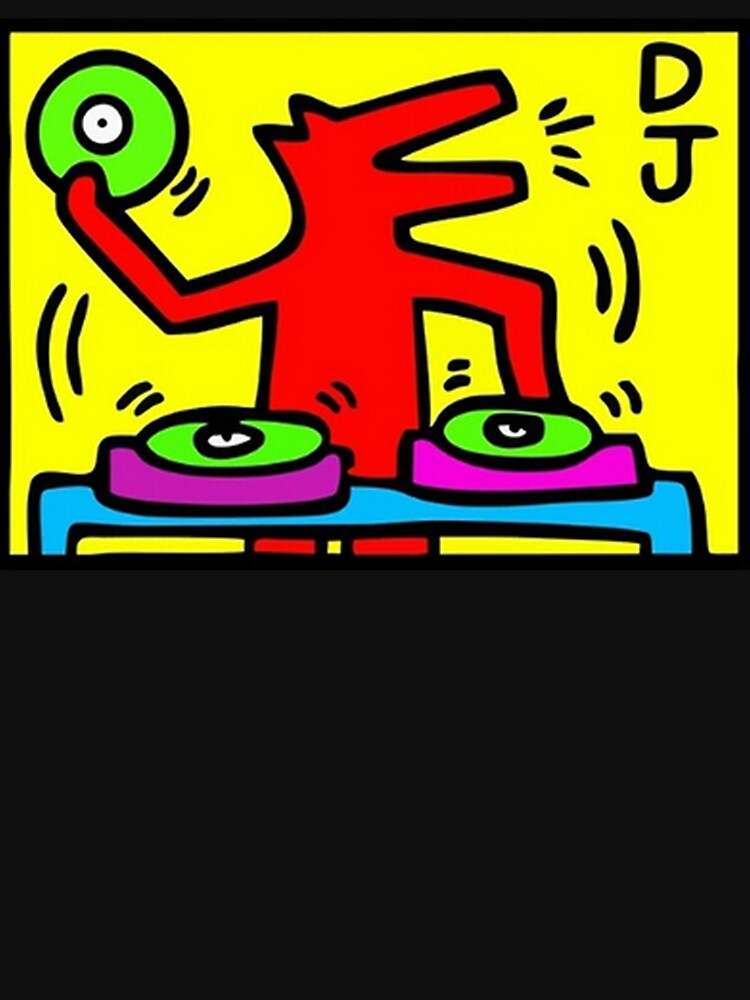 Dj Singing Classic T-Shirt Keith Haring T-shirt The Perfect Gift#2