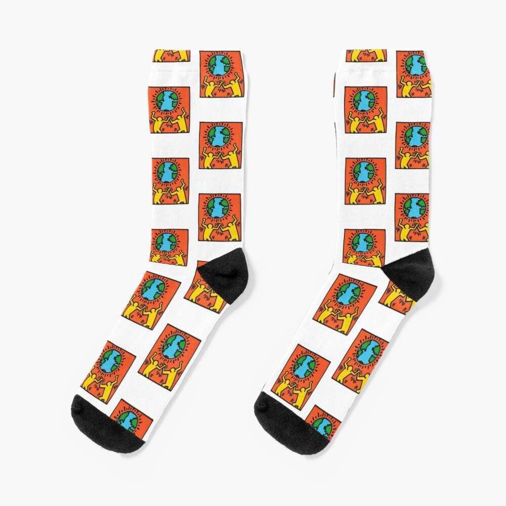 Keith Haring Socks, Earth Edition Socks#1