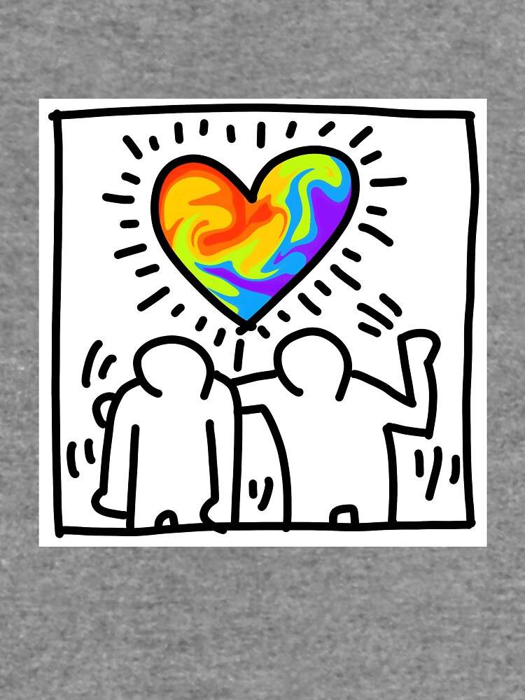 Pride Haring Lightweight Hoodie Keith Haring Pride Hoodie Gift for Fans#2