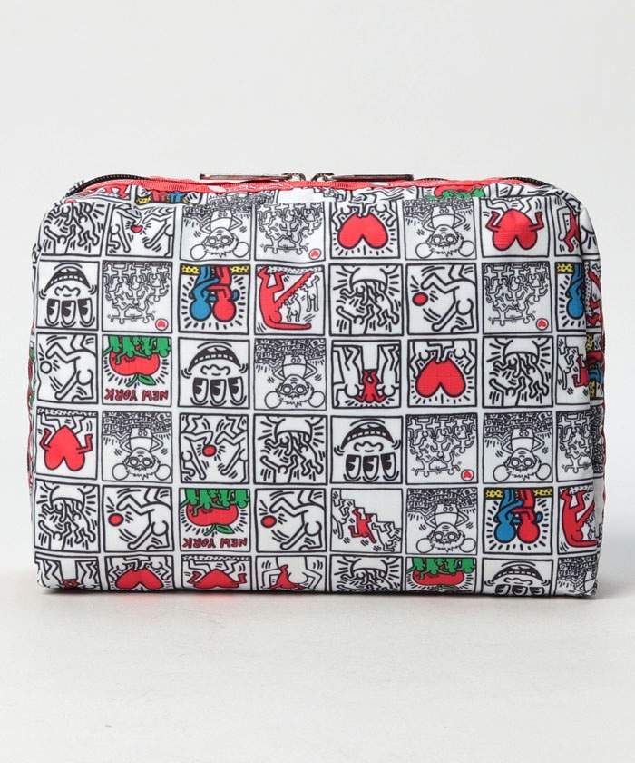 Keith Haring Love New York Makeup Bag Keith Haring Backpack#1