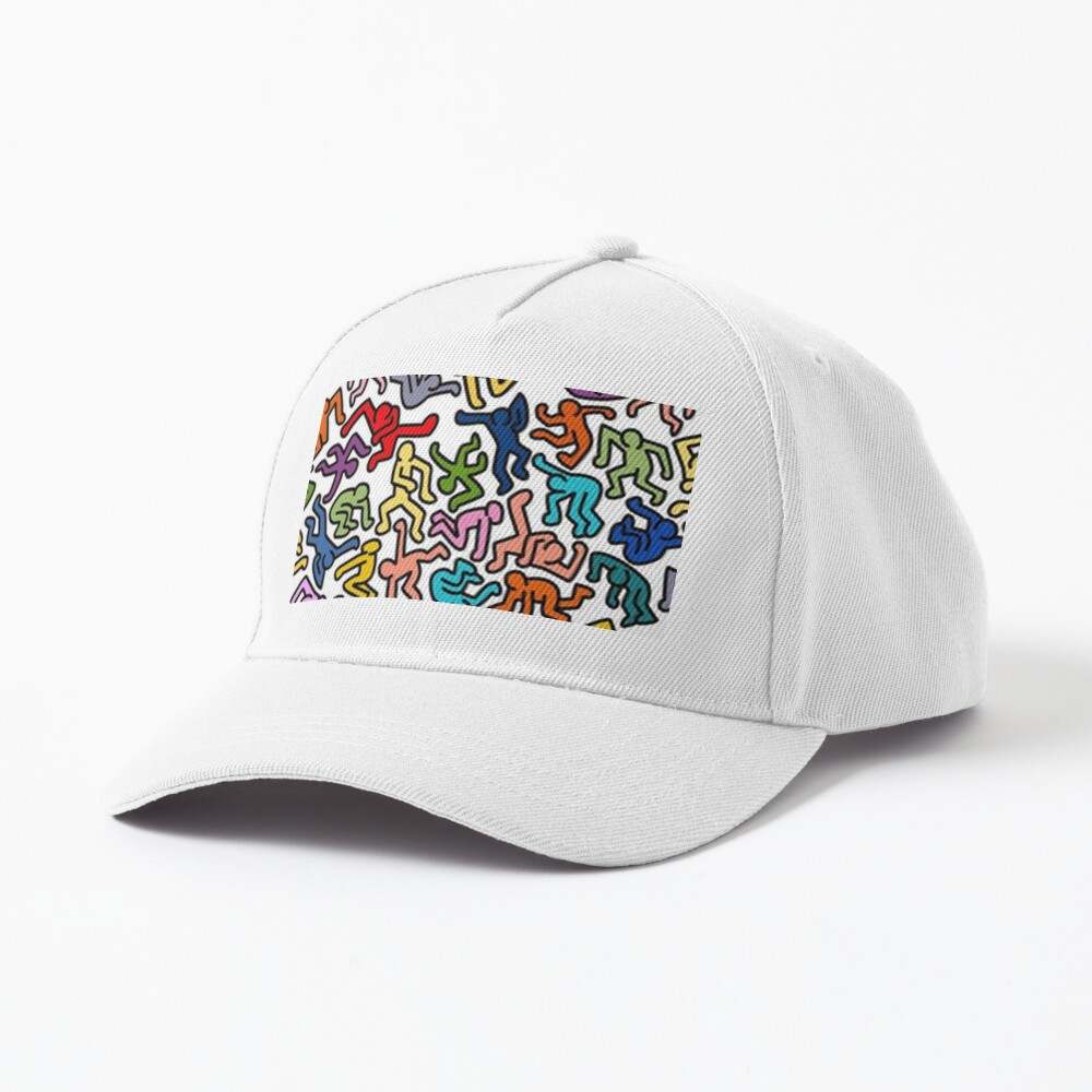 Keith Haring Caps, Breakdance Colour Cap#1