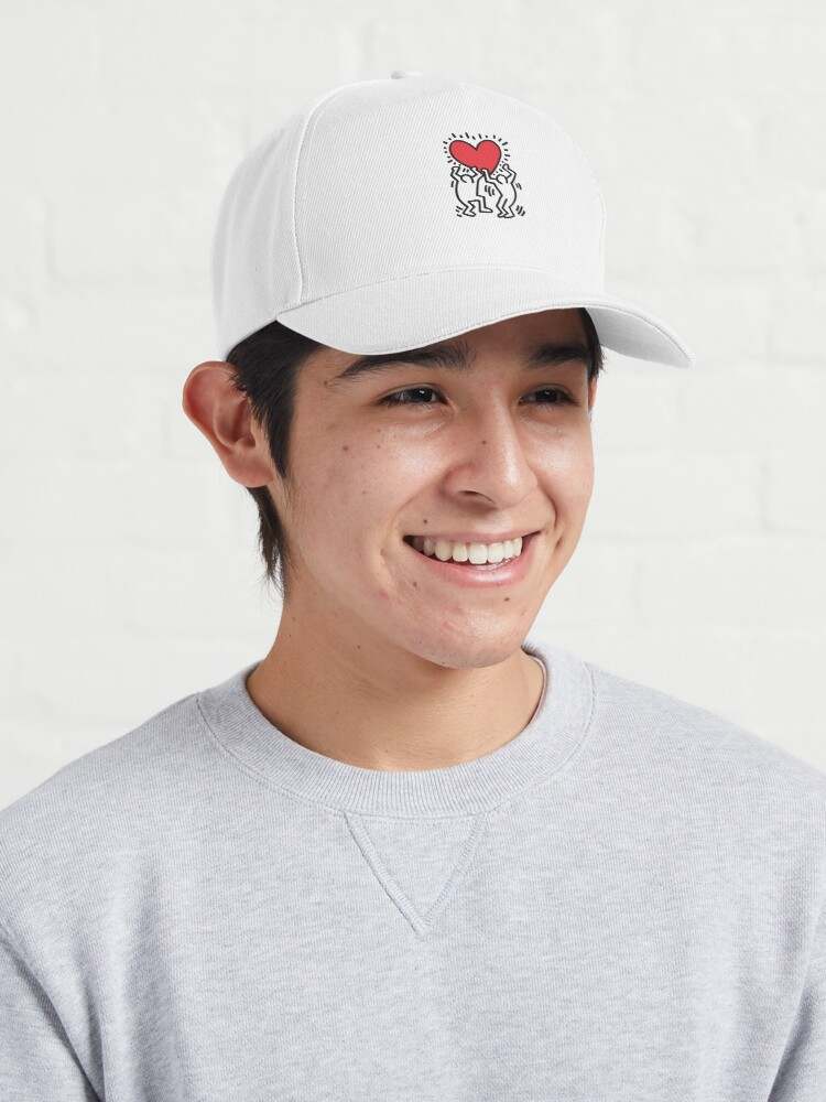 Keith Haring Caps, Jumping Love Cap#4
