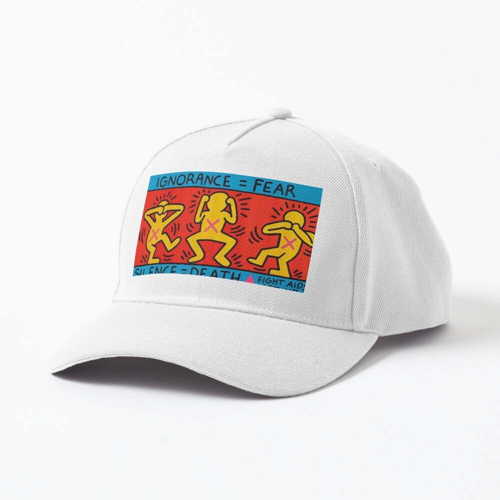 Keith Haring Caps, Fear Ignorance Cap#1