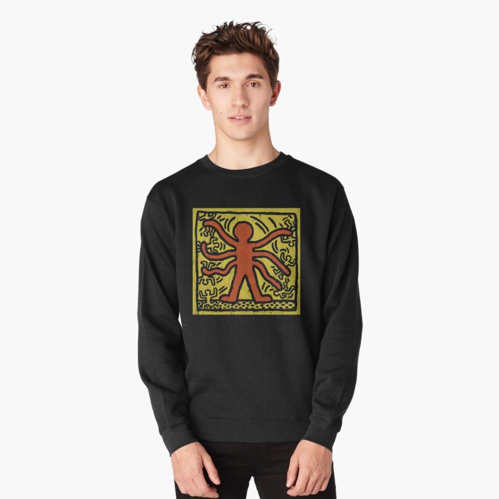 Keith Haring Sweatshirt, Dance Good Pullover Sweatshirt#2