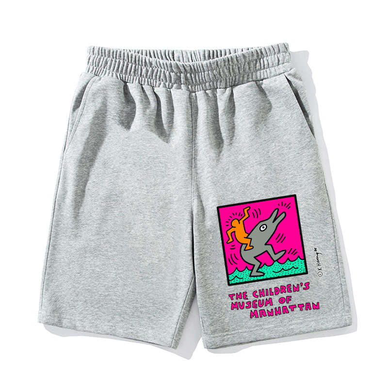 Keith Haring Casino Knokke 87 Art Print Shorts Gift for Fans#1