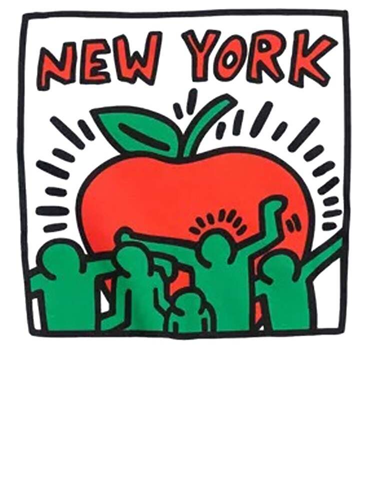 Keith Hairng New York for Apple Kids T-Shirt Unique Designed for Kids#2