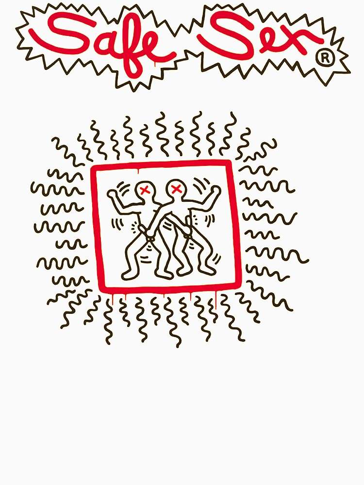 Keith Haring Shirt, Safe Sex Classic T-Shirt#8