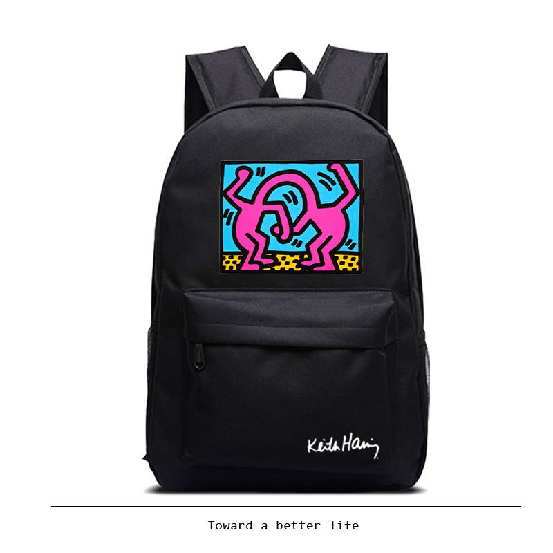 Keith Haring Pop Shop II 1988 Backpack Keith Haring Backpack#1