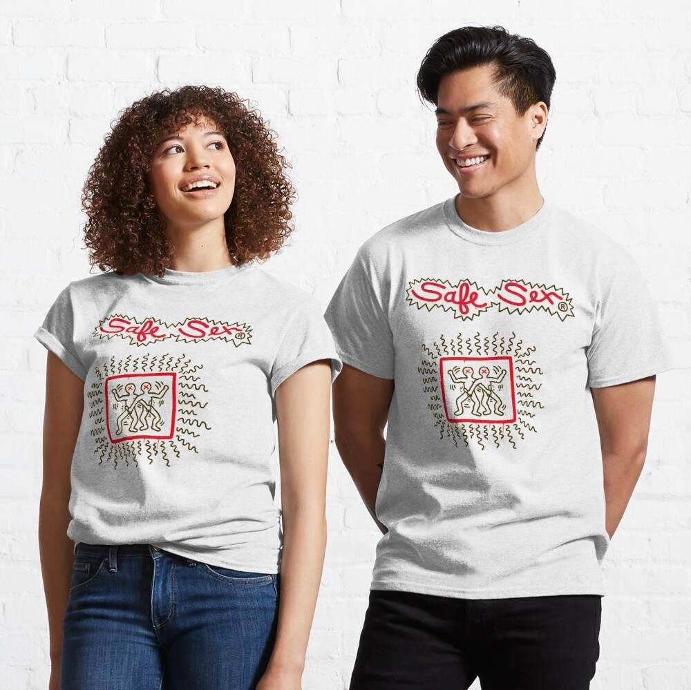 Keith Haring Shirt, Safe Sex Classic T-Shirt#2