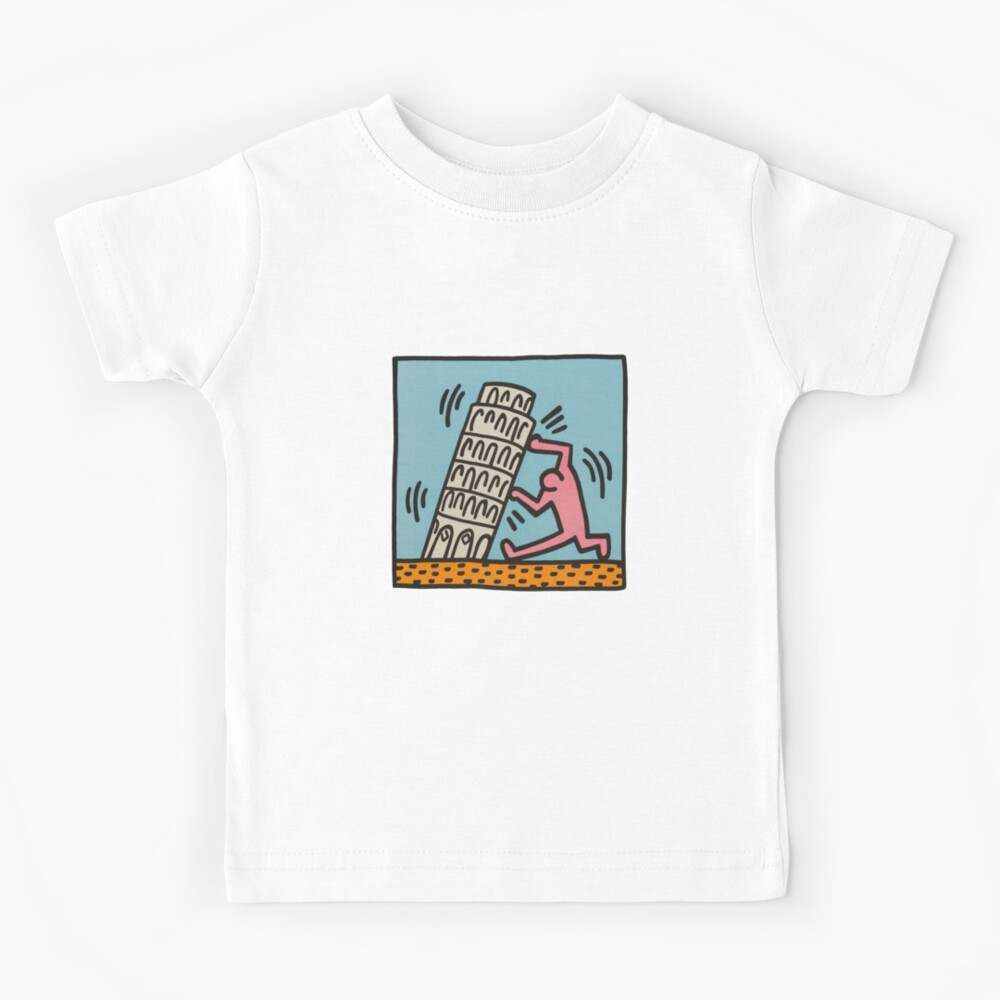 Keith Hairng Pizza Tower Kids T-Shirt Unique Designed for Kids#1