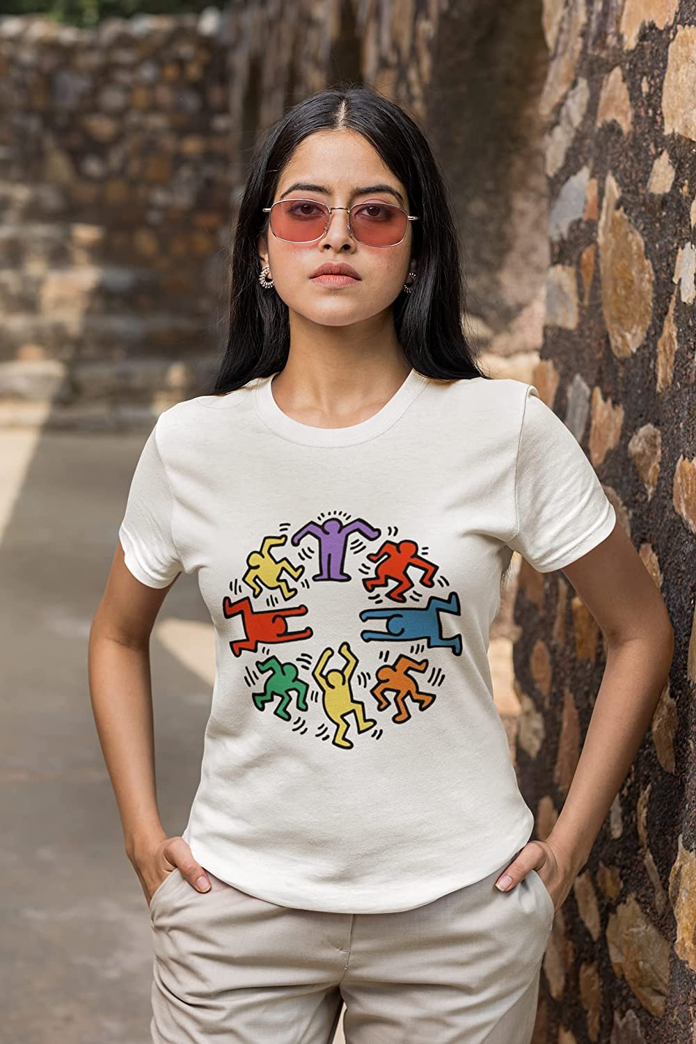 Keith Haring T shirt, Together We Can Make Circle T-Shirt | keith ...