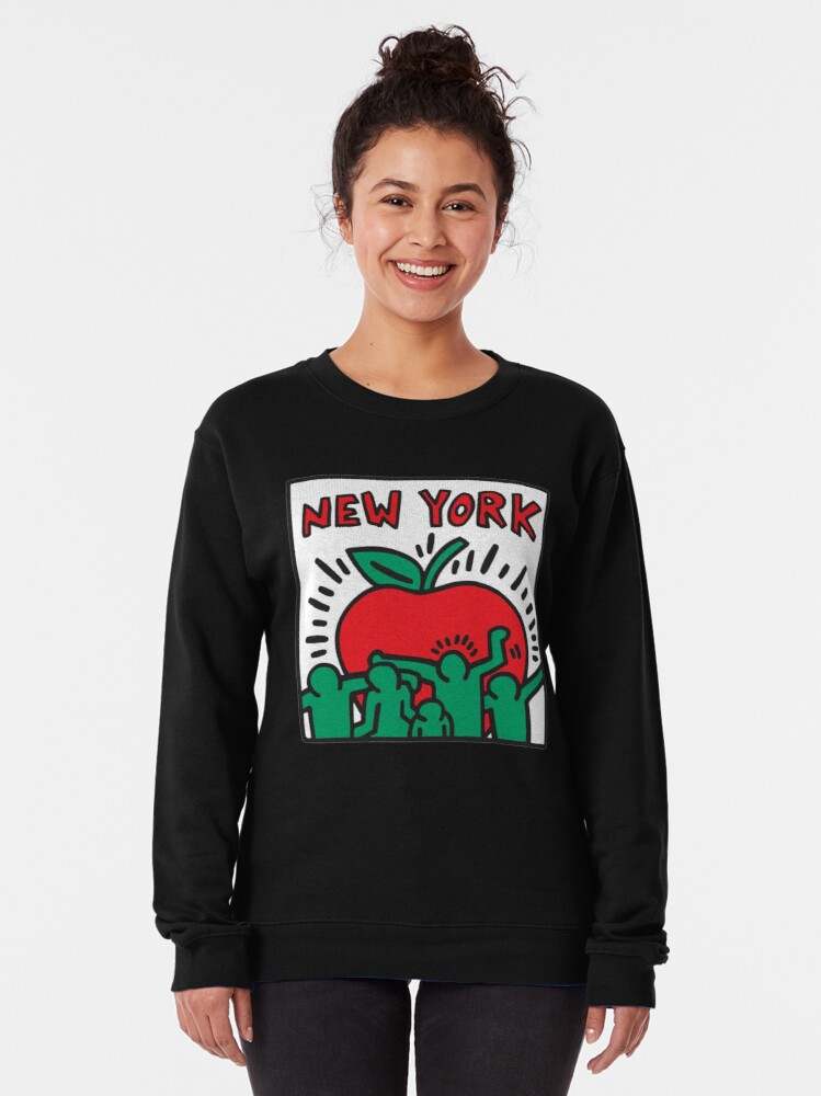 Keith Haring Sweatshirt, Apple New York Sweatshirt#1