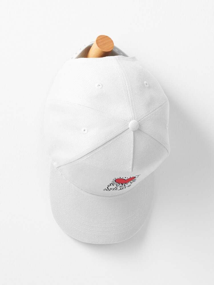 Keith Haring Caps, Holding Heart Cap#2