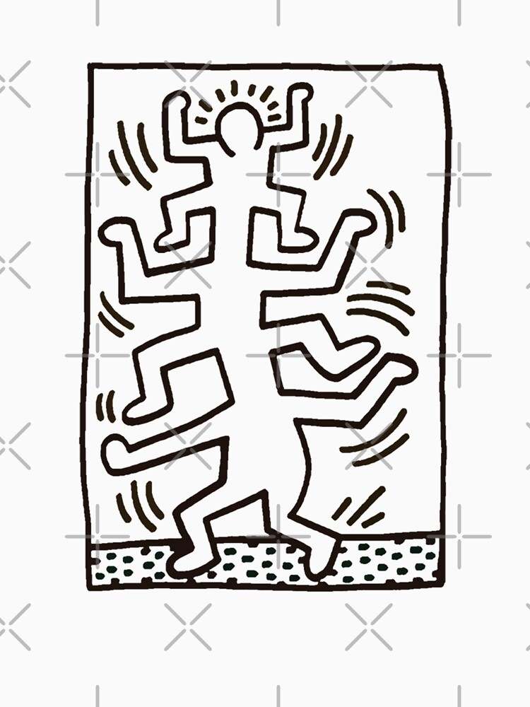Keith Haring Hoodie, Keith Haring KH For Kids Hip Dance Hoodie#2