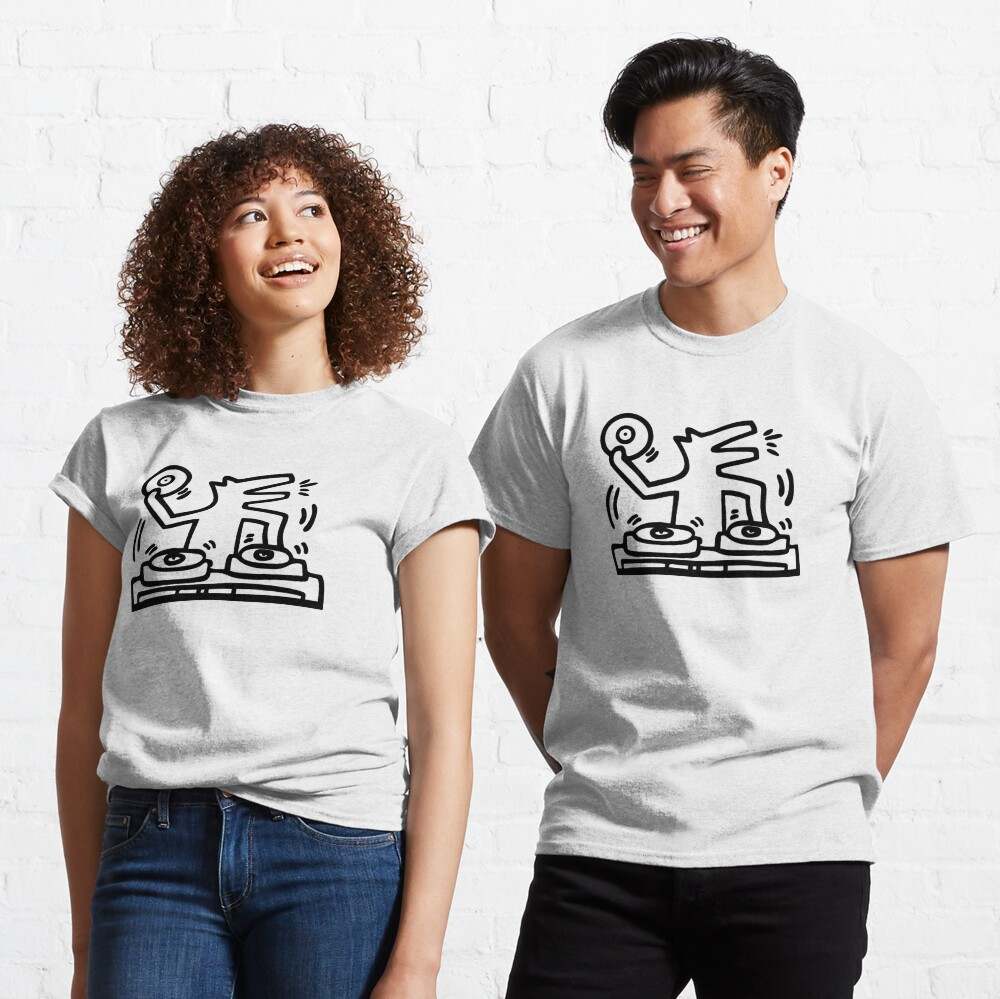 Dog Dj Classic T-Shirt Keith Haring T-shirt The Perfect Gift#1