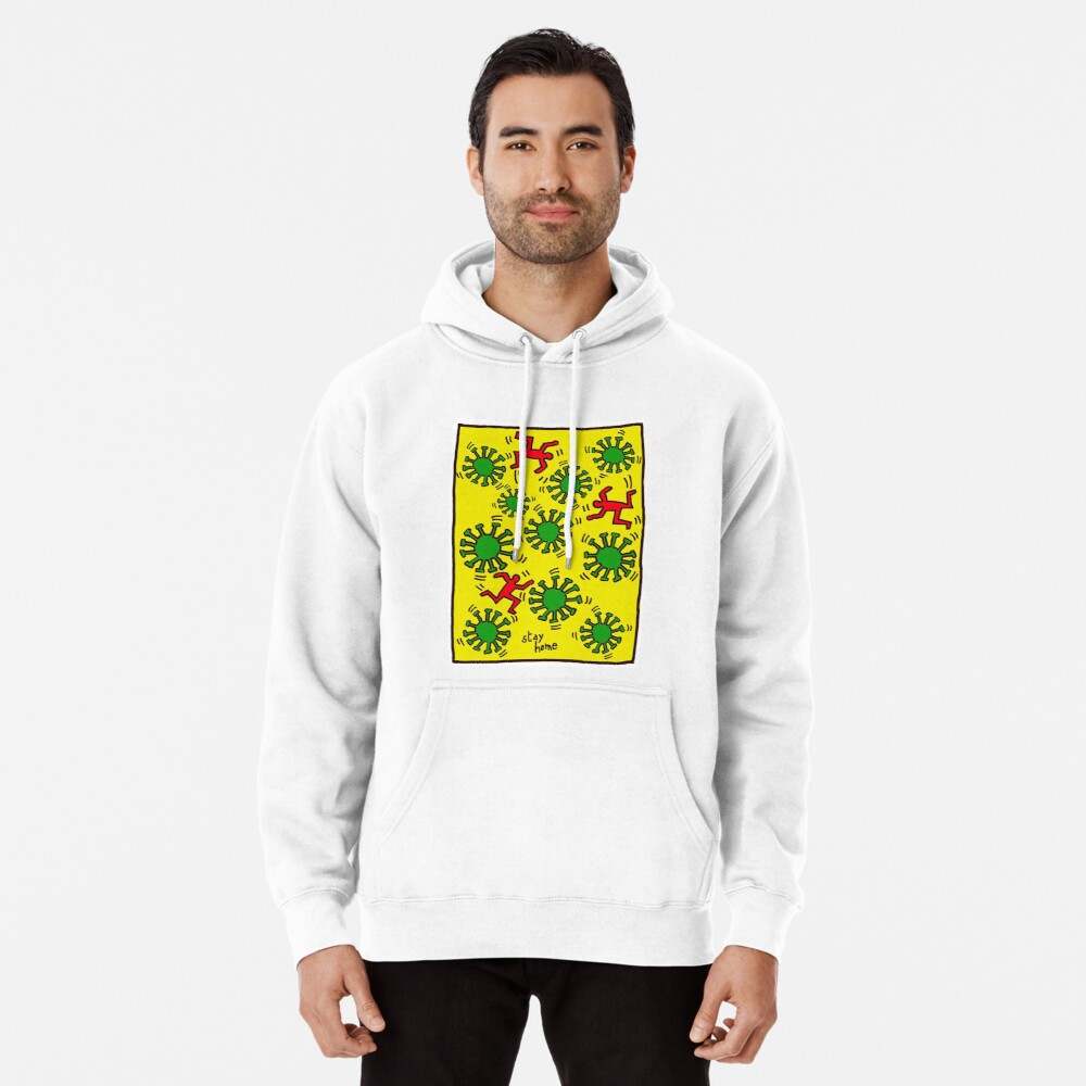 Keith Haring Hoodie, Haring Corona Version Hoodie#3