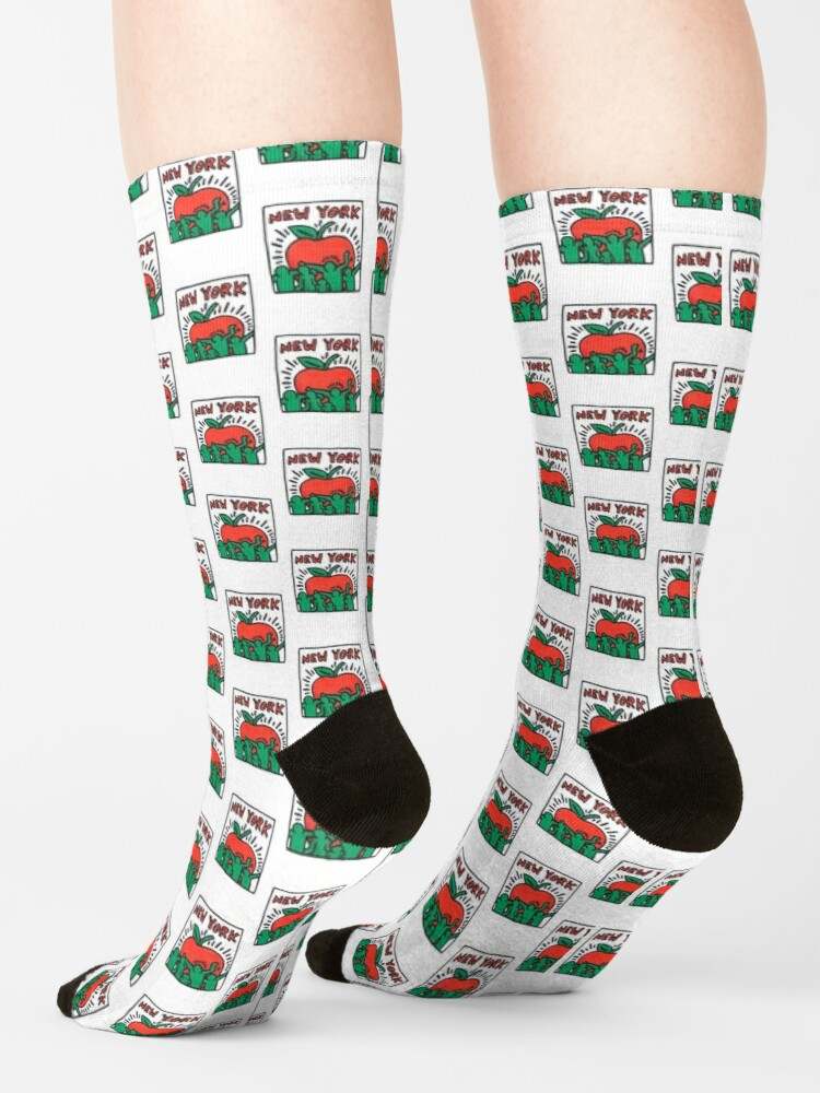 Keith Haring Socks, Apple of Human Socks#4
