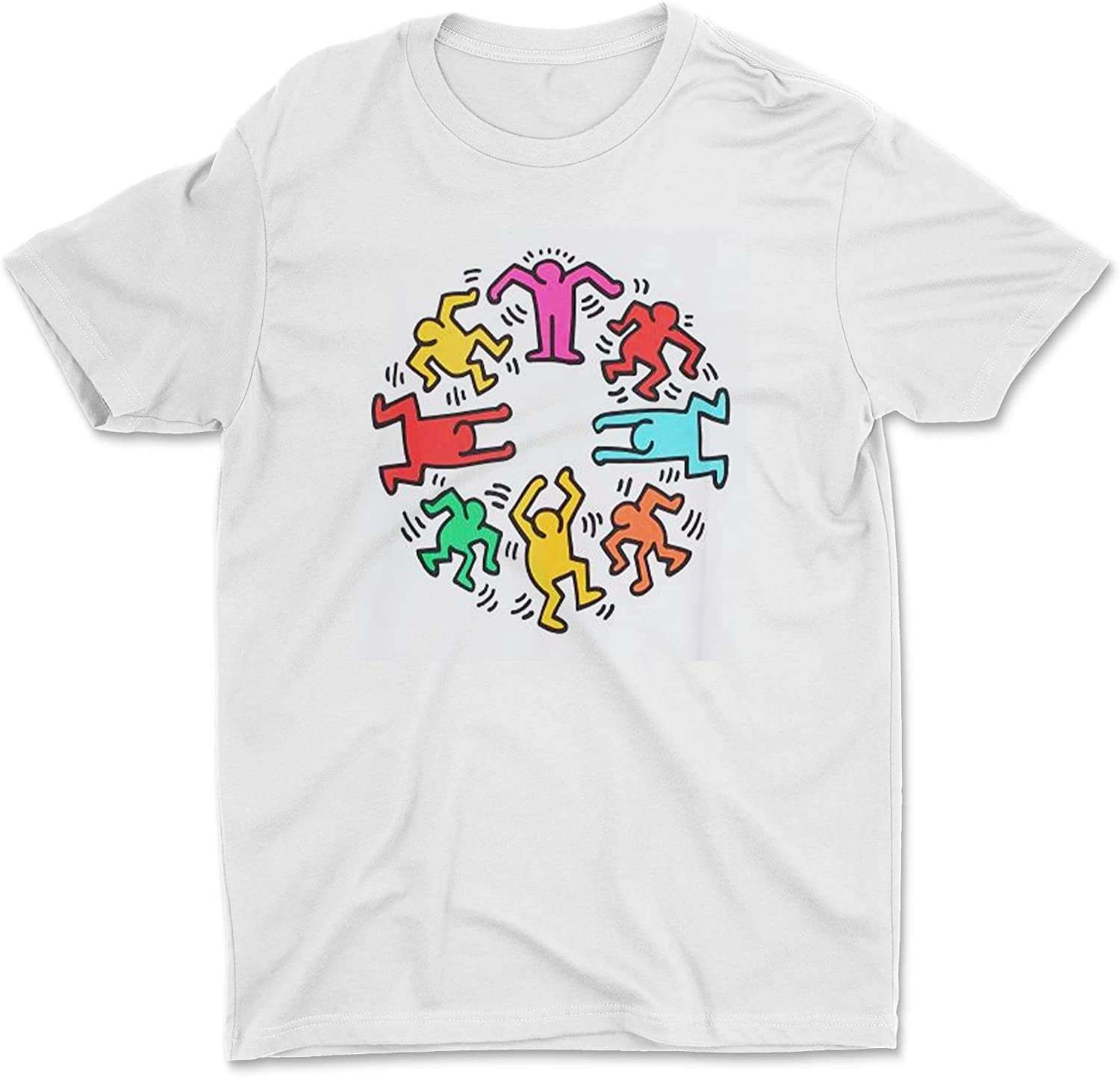 Keith Haring T shirt, Together We Can Make Circle T-Shirt#1