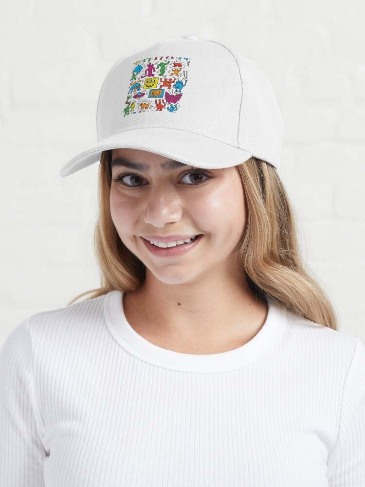 Keith Haring Caps, Its Funny Time Cap#5