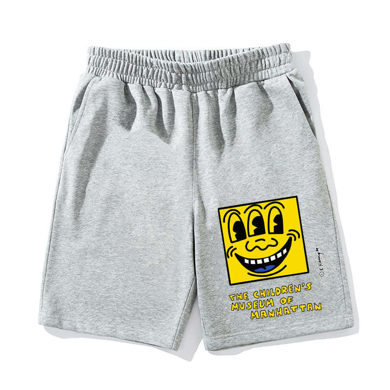 Keith Haring Smile Face Shorts Gift for Fans#2