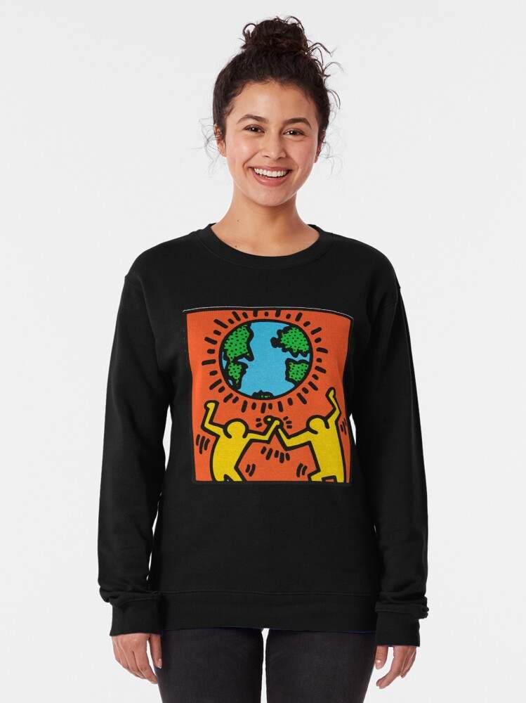Keith Haring Sweatshirt, Save The Earth Sweatshirt#1