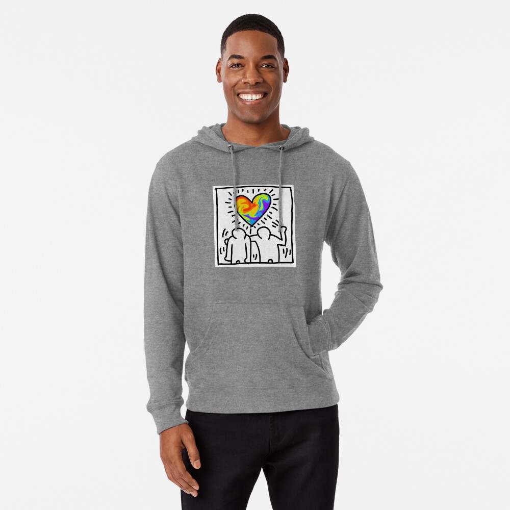 Pride Haring Lightweight Hoodie Keith Haring Pride Hoodie Gift for Fans#3