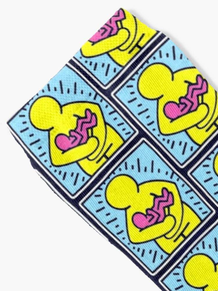 Keith Haring Socks, Sailing With Keith Socks#2
