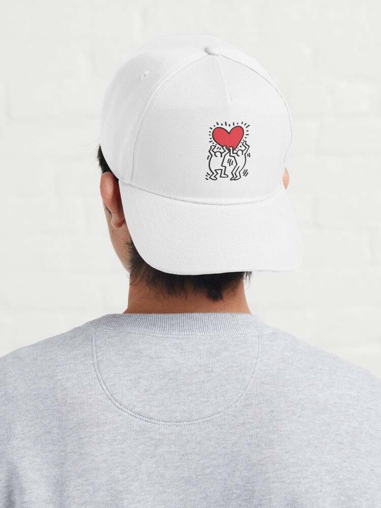 Keith Haring Caps, Holding Heart Cap#4