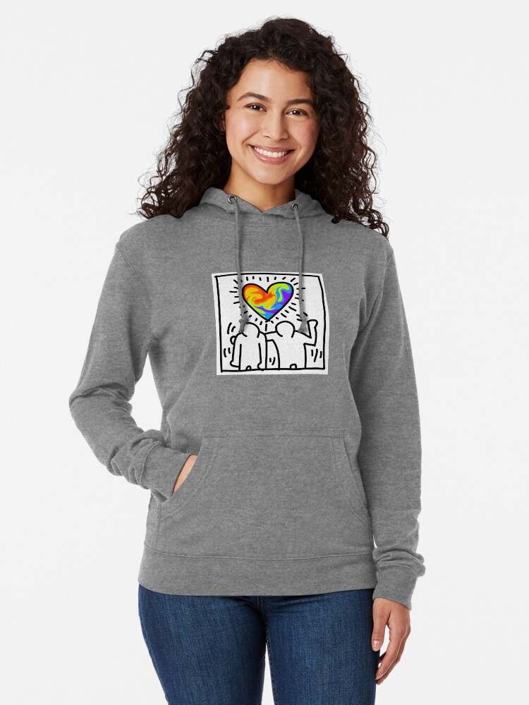 Pride Haring Lightweight Hoodie Keith Haring Pride Hoodie Gift for Fans#1