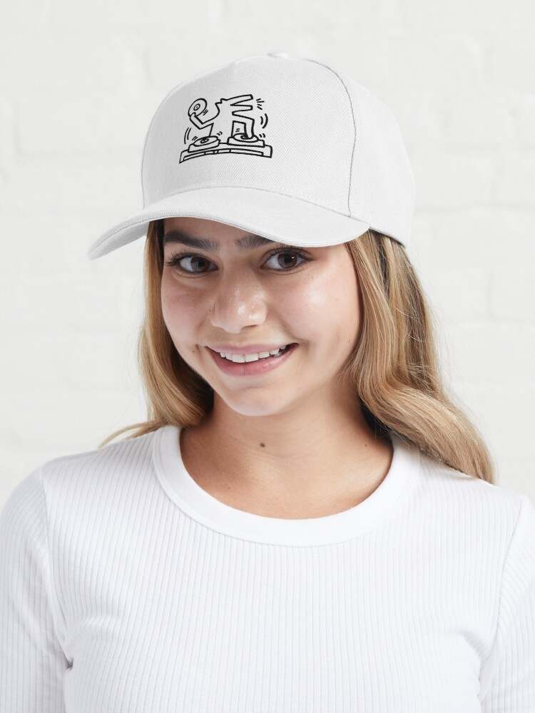 Keith Haring Caps, The Dog DJ Cap#5
