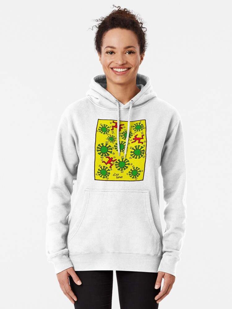 Keith Haring Hoodie, Haring Corona Version Hoodie#1