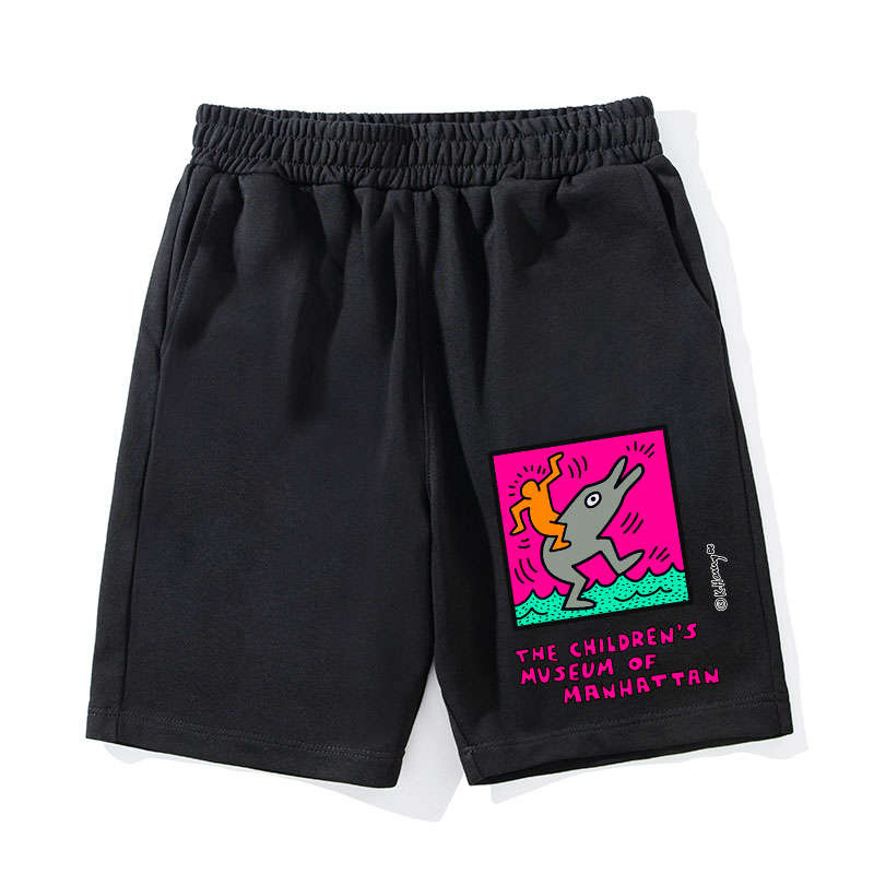 Keith Haring Casino Knokke 87 Art Print Shorts Gift for Fans#2