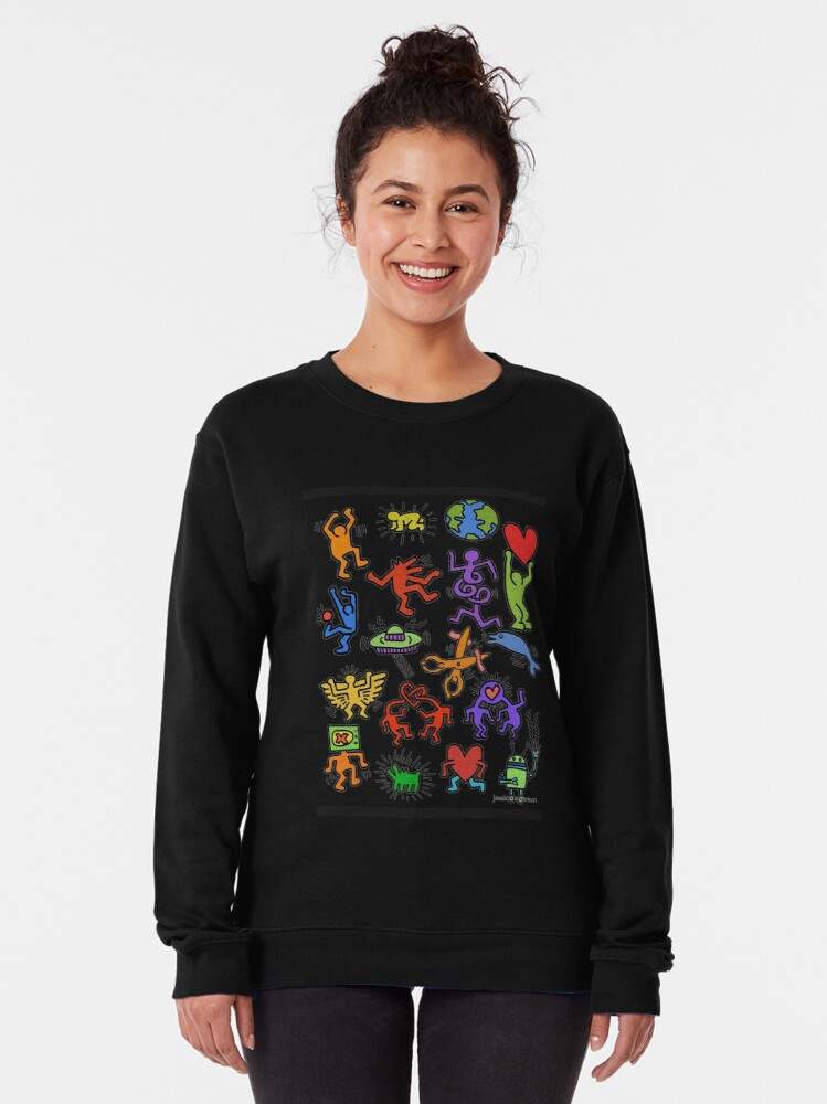 Keith Haring Sweatshirt, Dance Together Pullover Sweatshirt#2