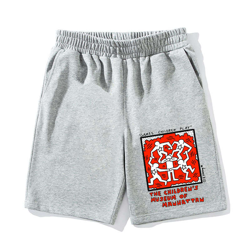 Keith Haring Games Children Play Shorts Gift for Fans#2