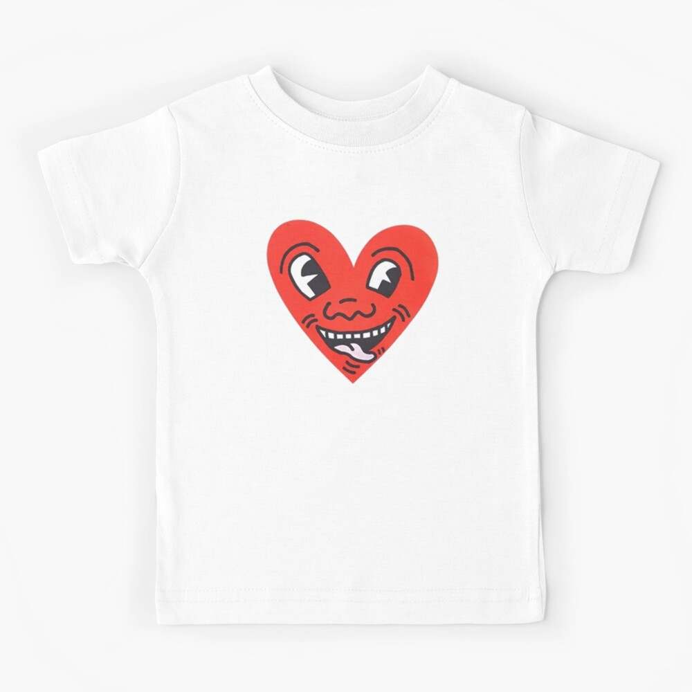 Keith Hairng Secret Heart Kids T-Shirt Unique Designed for Kids#1