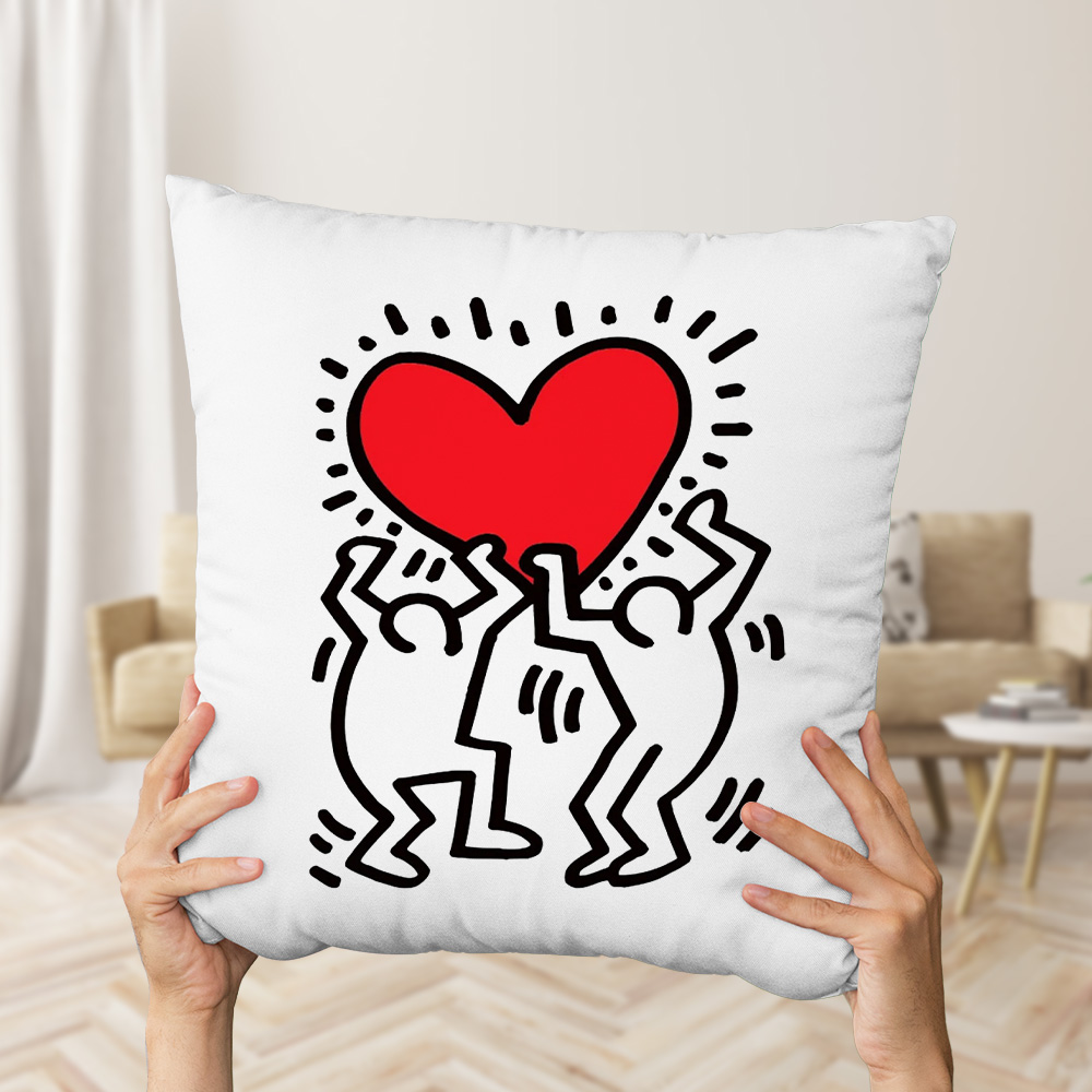 Keith haring throw outlet pillow