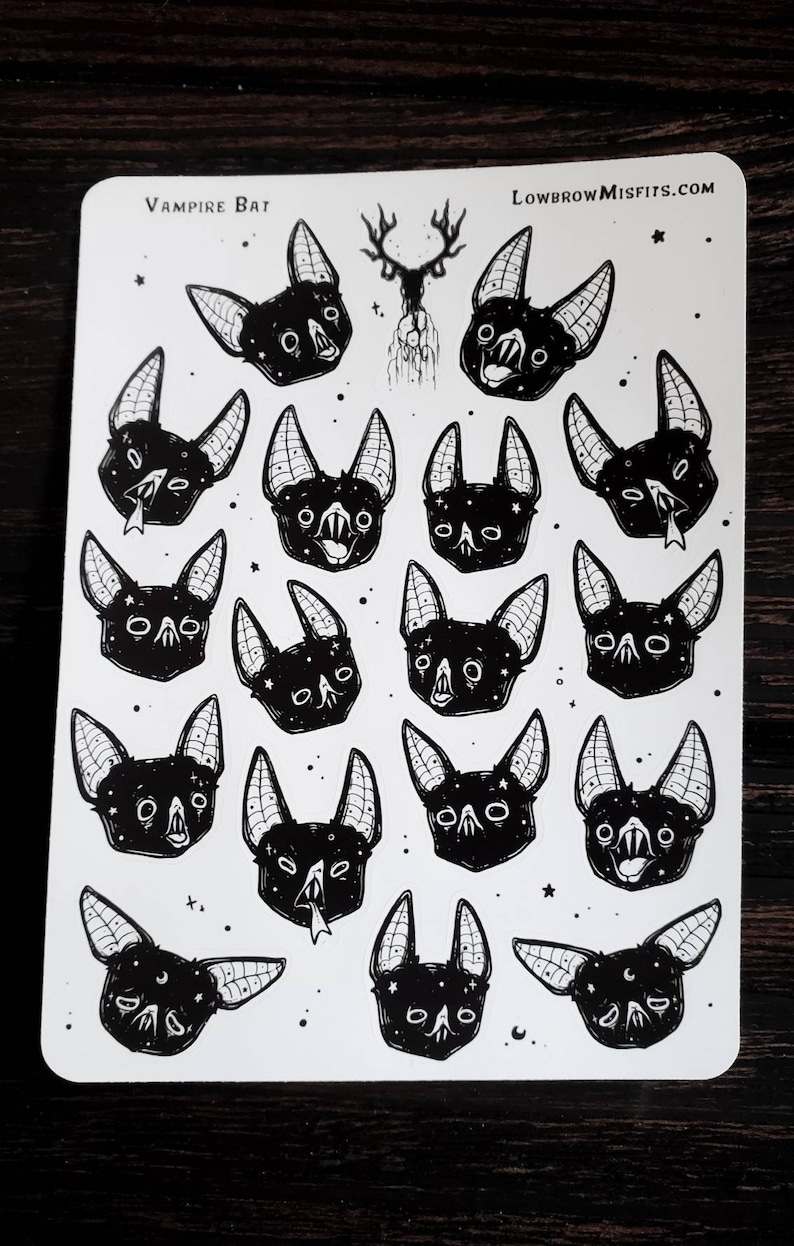 Goth Sticker Waterproof, Cute N Creepy Stickers