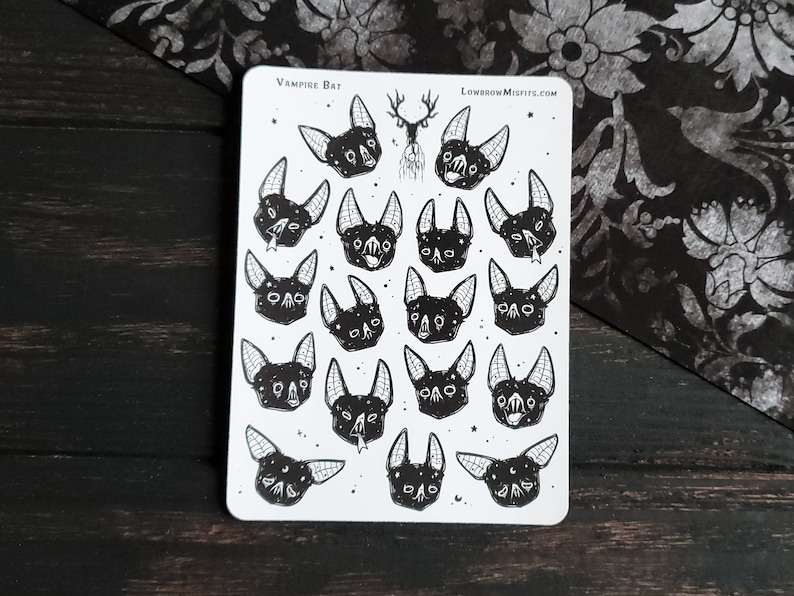 Goth Sticker Waterproof, Cute N Creepy Stickers