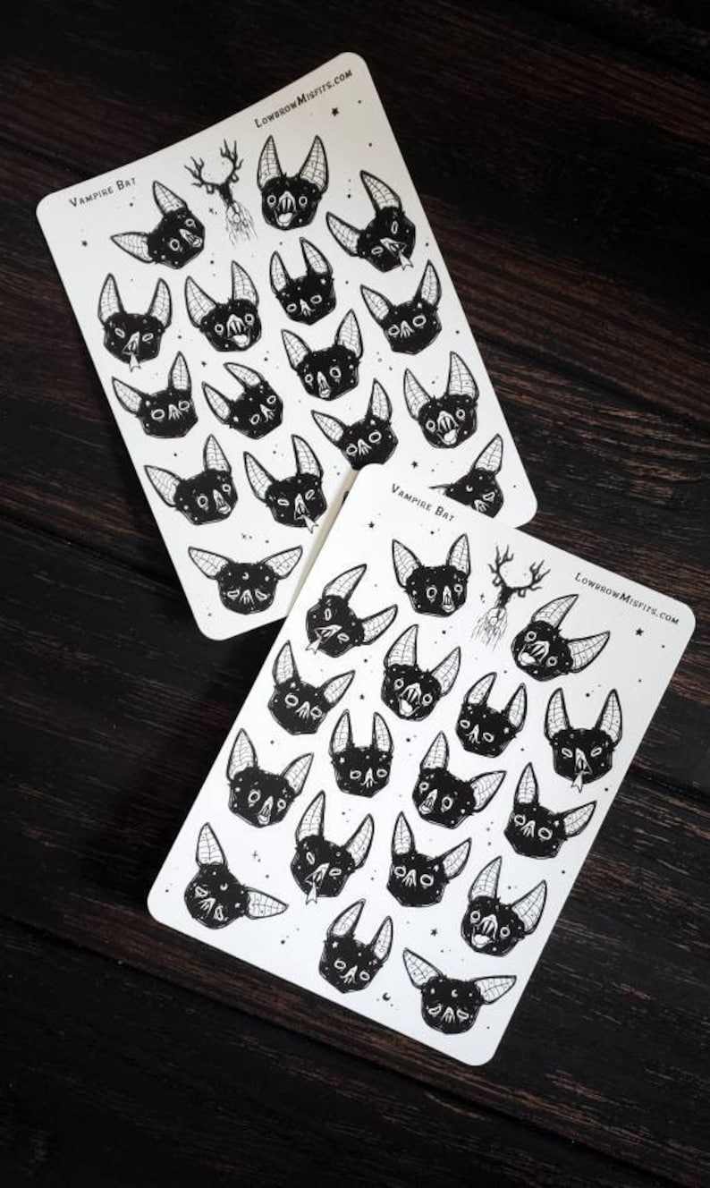 Goth Sticker Waterproof, Cute N Creepy Stickers