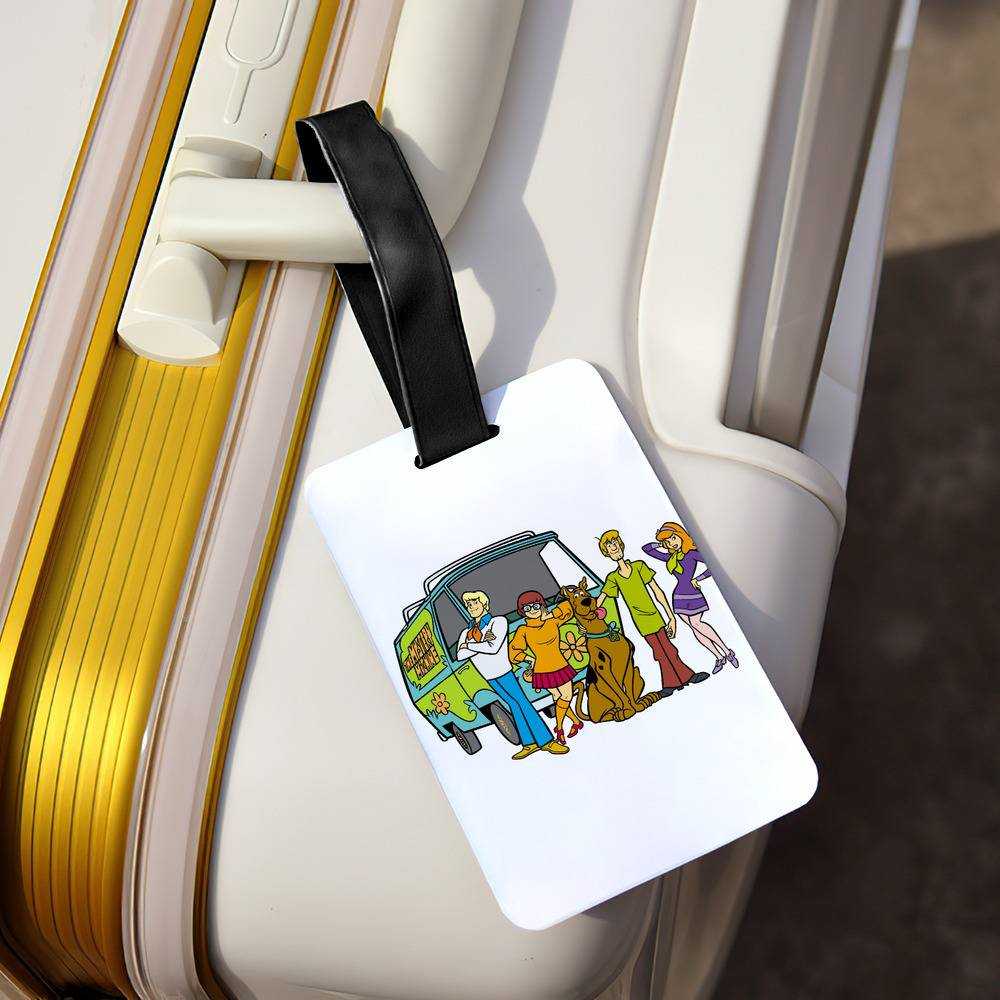 Scooby Doo Luggage Tag Whole Gang 14 Mystery Inc Classic Celebrity Luggage  Tag