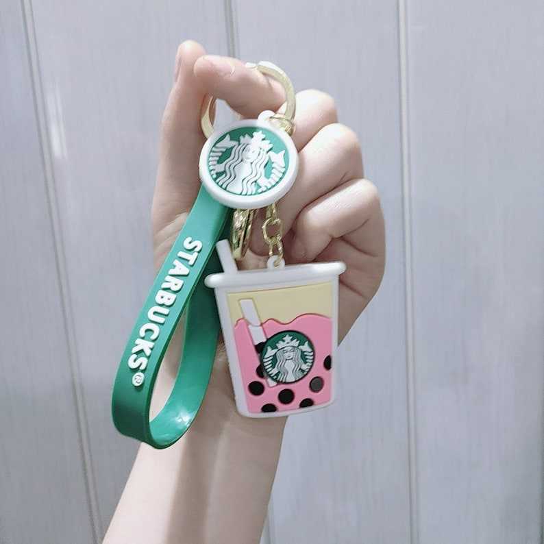 Starbucks Coffee Frappuccino Keychain, Starbucks Keychain#2