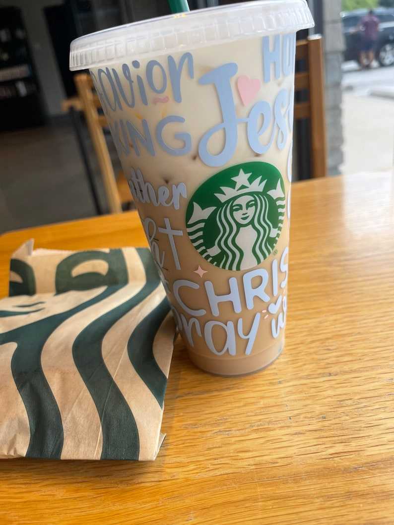 Church Venti Starbucks Cold Cup, Starbicks Cold Cup#4