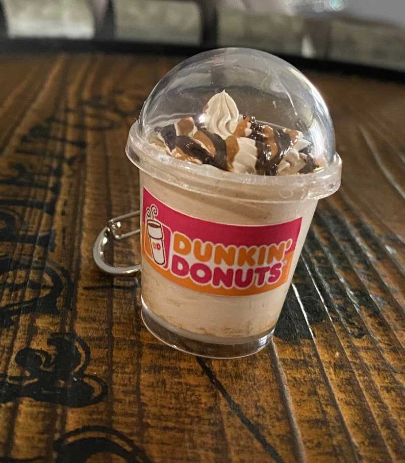 Mini Coffee Tiny Food Keychain, Starbucks Keychain#6