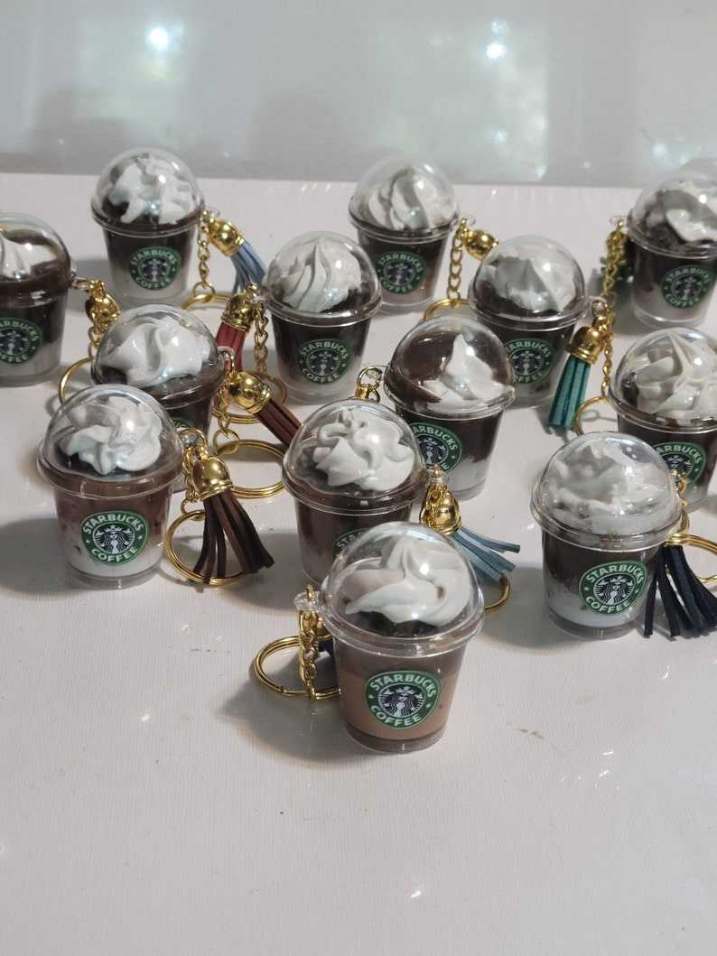 Starbucks Inspired Keychain, Starbucks Keychain#2