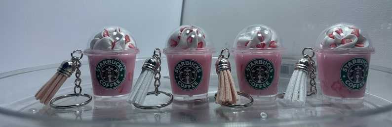 Starbucks Inspired Keychain, Starbucks Keychain#5