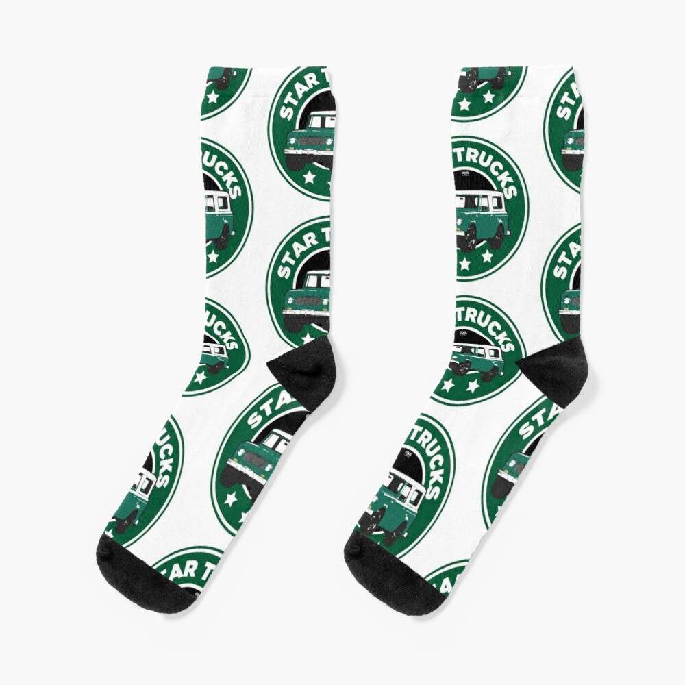 Star Truck Socks, Starbucks Socks#1